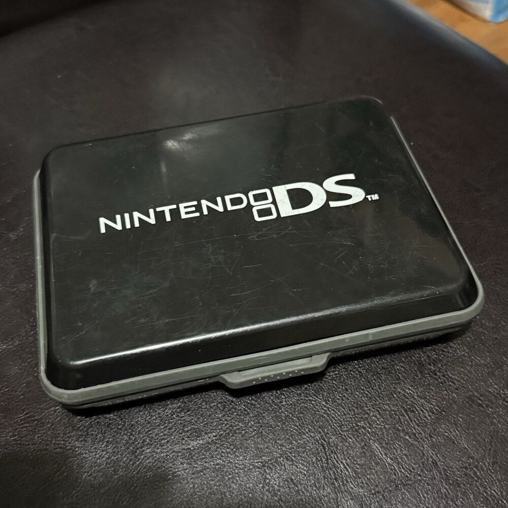OFFICIAL Nintendo DS Black Travel System Game Carrier Hard Case Storage